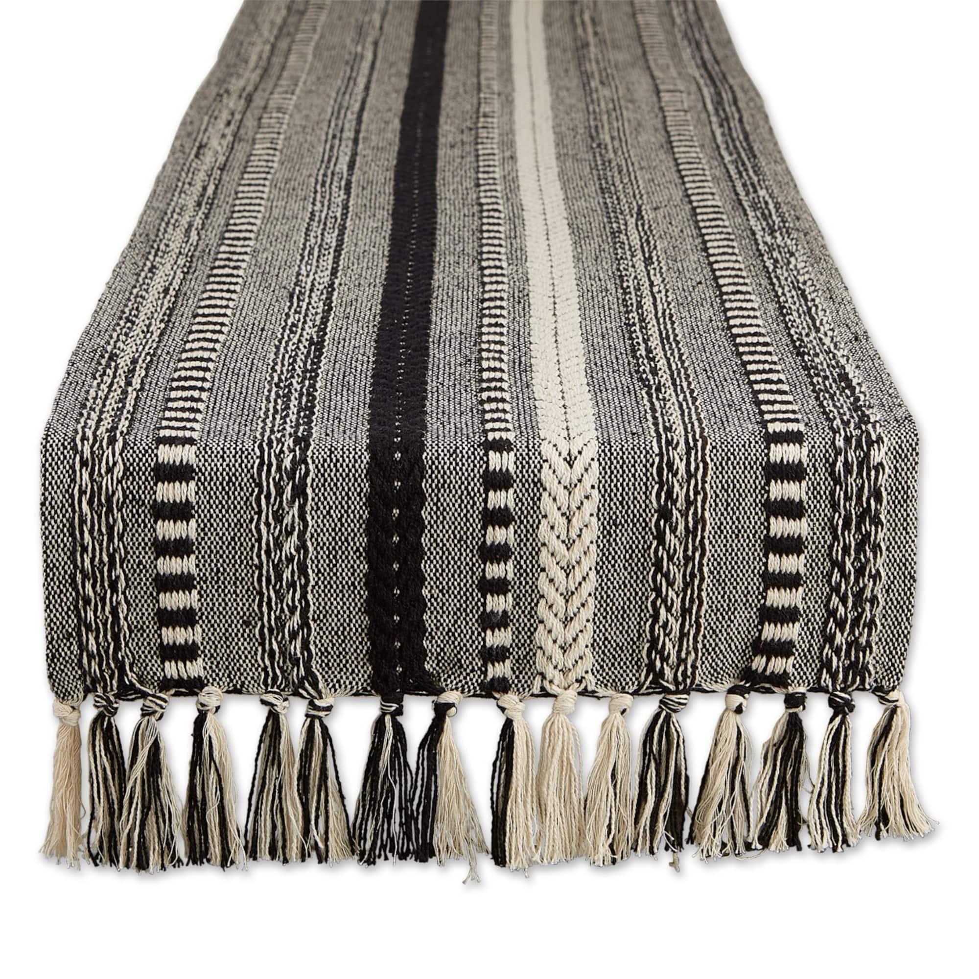 DII® 72" Braided Stripe Table Runner